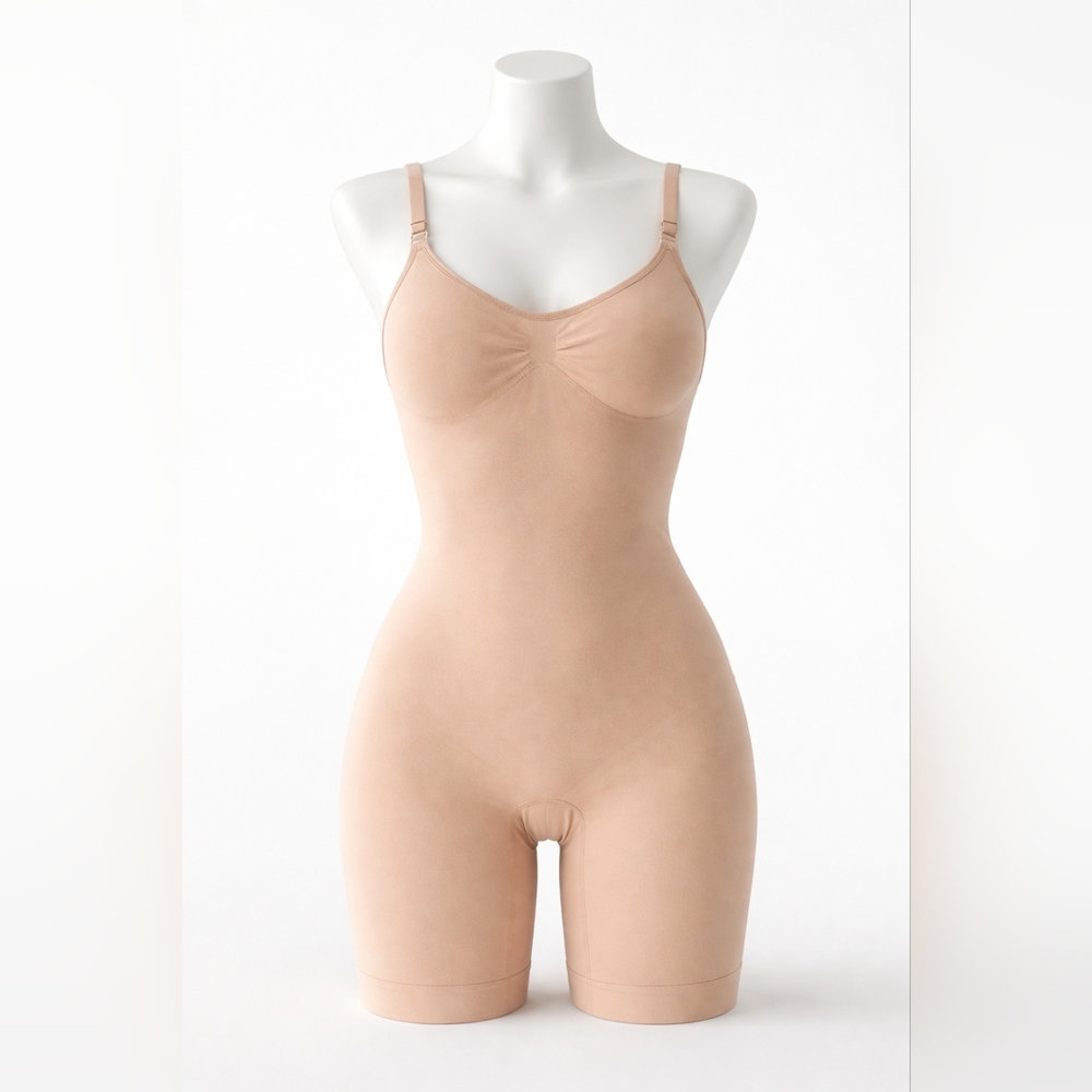 🧡 SKIMS Sculpting Mid Thigh Shaper XXS XS NWOT High Waist Shapewear